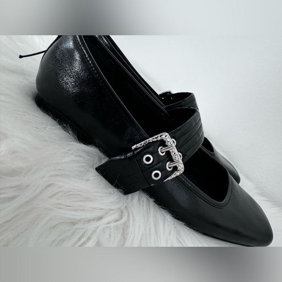 Dolce Vita Arora Ballet Mary Jane Patent Flats Sandals - Picture 14 of 15